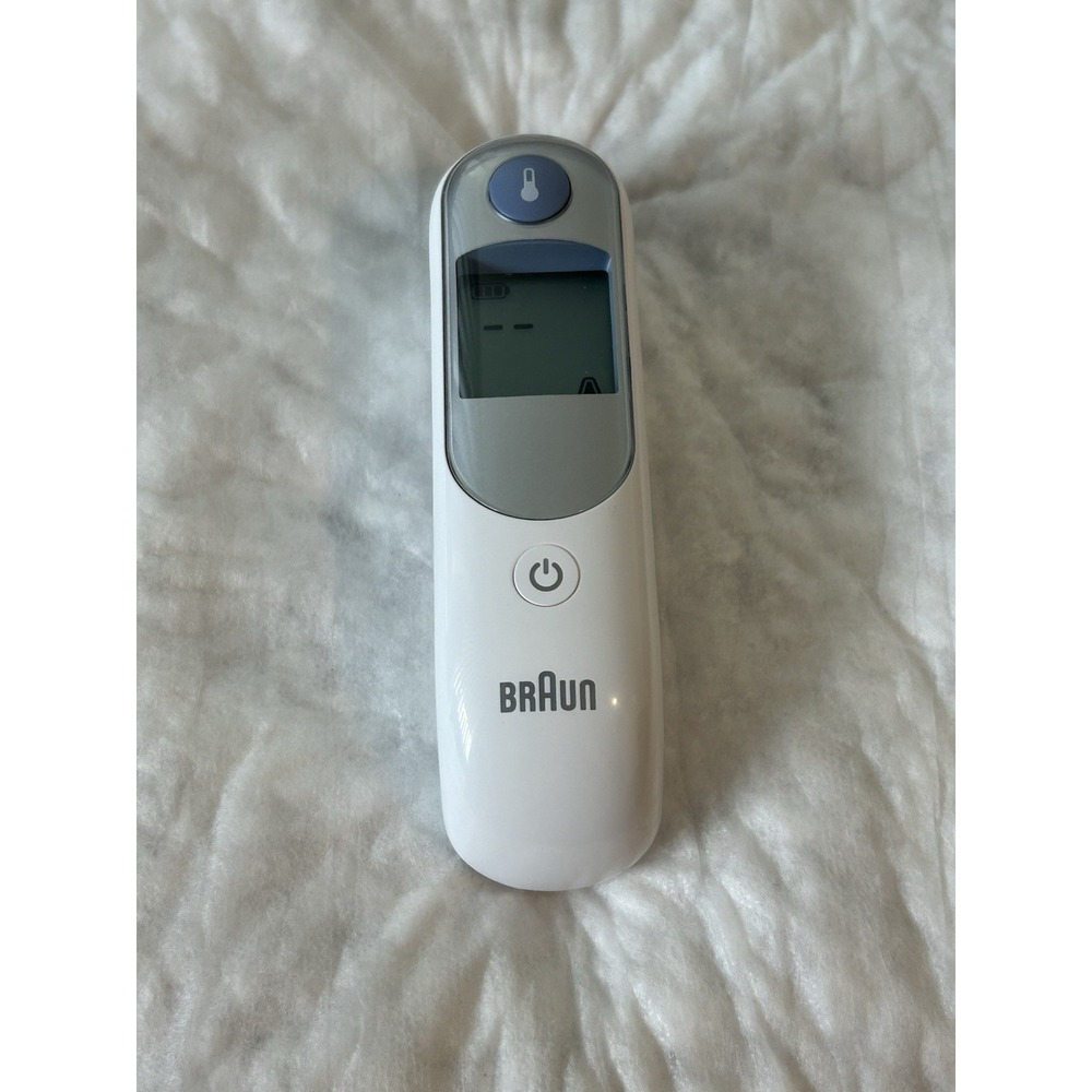 Braun ThermoScan 5 ExactTemp (IRT6500US) Digital Thermometer White EUC